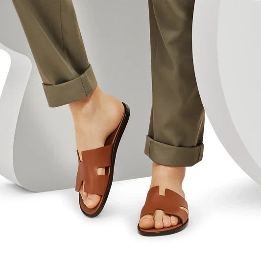 Hermès Paris Izmir Gold Sandal