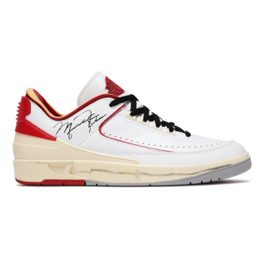 Nike Air Jordan 2 x Off-White Retro Low SP 'White Varsity Red'
