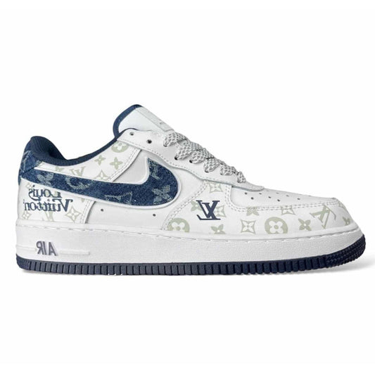 Louis Vuitton x Nike Air Force 1 07 Low ‘White Blue’