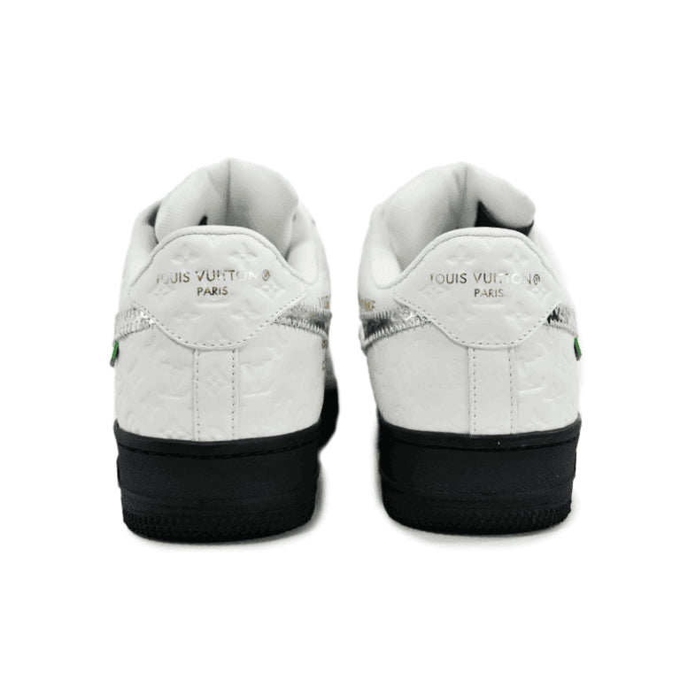 Louis Vuitton x Nike Air Force 1 Low ‘White Black Silver’