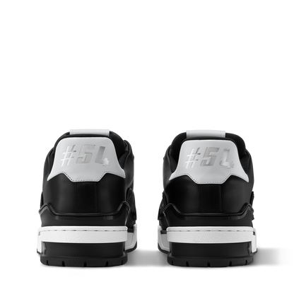 Louis Vuitton LV Trainer Black Monogram Leather Sneaker