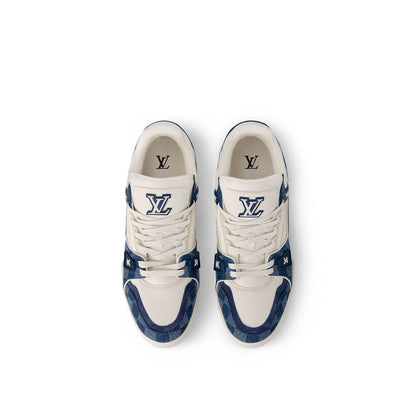 Louis Vuitton LV Trainer Sneaker ‘Damier Denim Blue’
