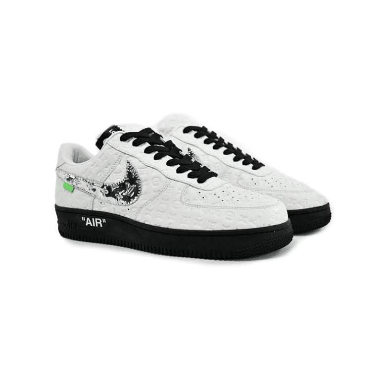 Louis Vuitton x Nike Air Force 1 Low ‘White Black Silver’