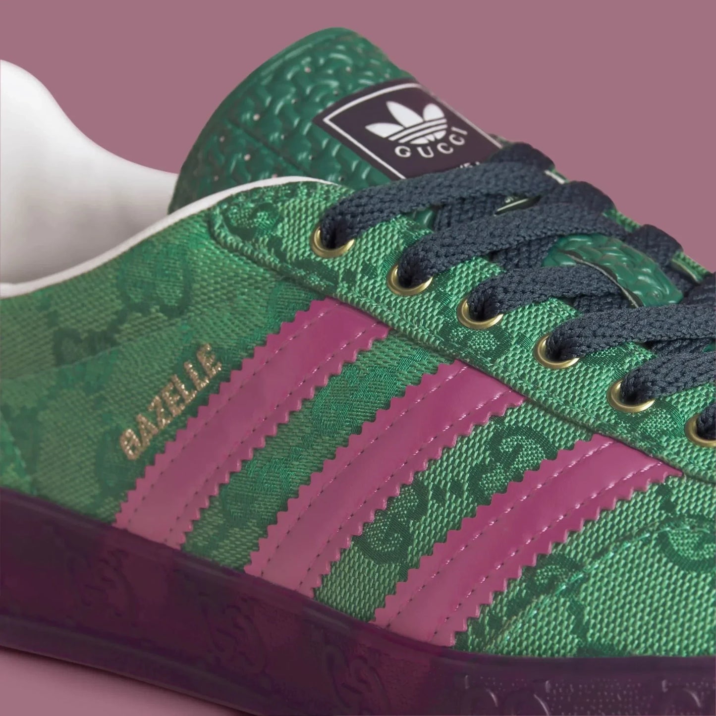 Adidas x Gucci Gazelle 'Green'