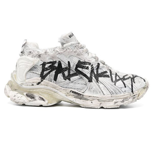 Balenciaga Runner Graffiti-Print Sneakers
