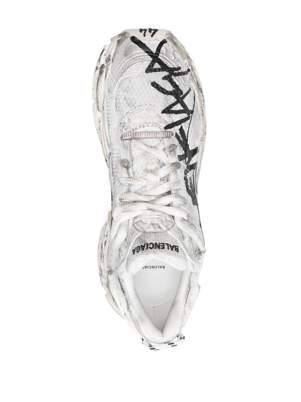 Balenciaga Runner Graffiti-Print Sneakers