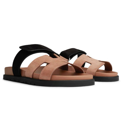 Hermès Paris Chypre Rose Perle Sandals