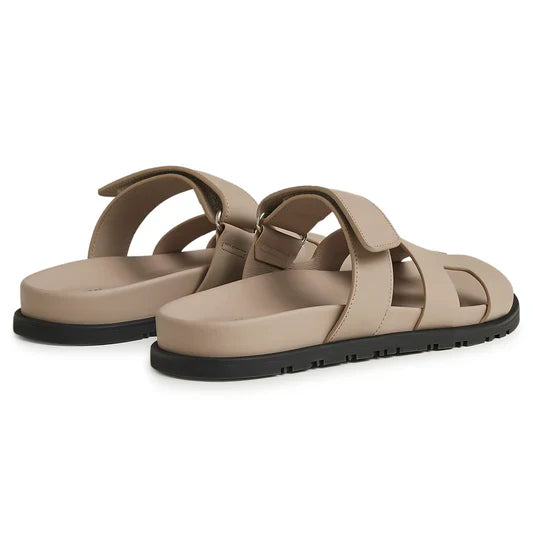 Hermès Paris Chypre Beige Mastic Sandals