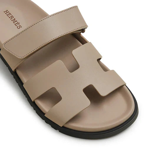 Hermès Paris Chypre Beige Mastic Sandals