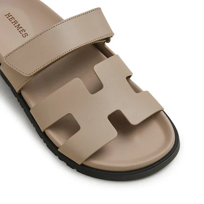 Hermès Paris Chypre Beige Mastic Sandals