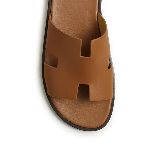 Hermès Paris Izmir Gold Sandal