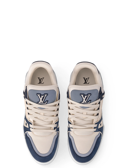 Louis Vuitton LV Trainer "Blue Beige"